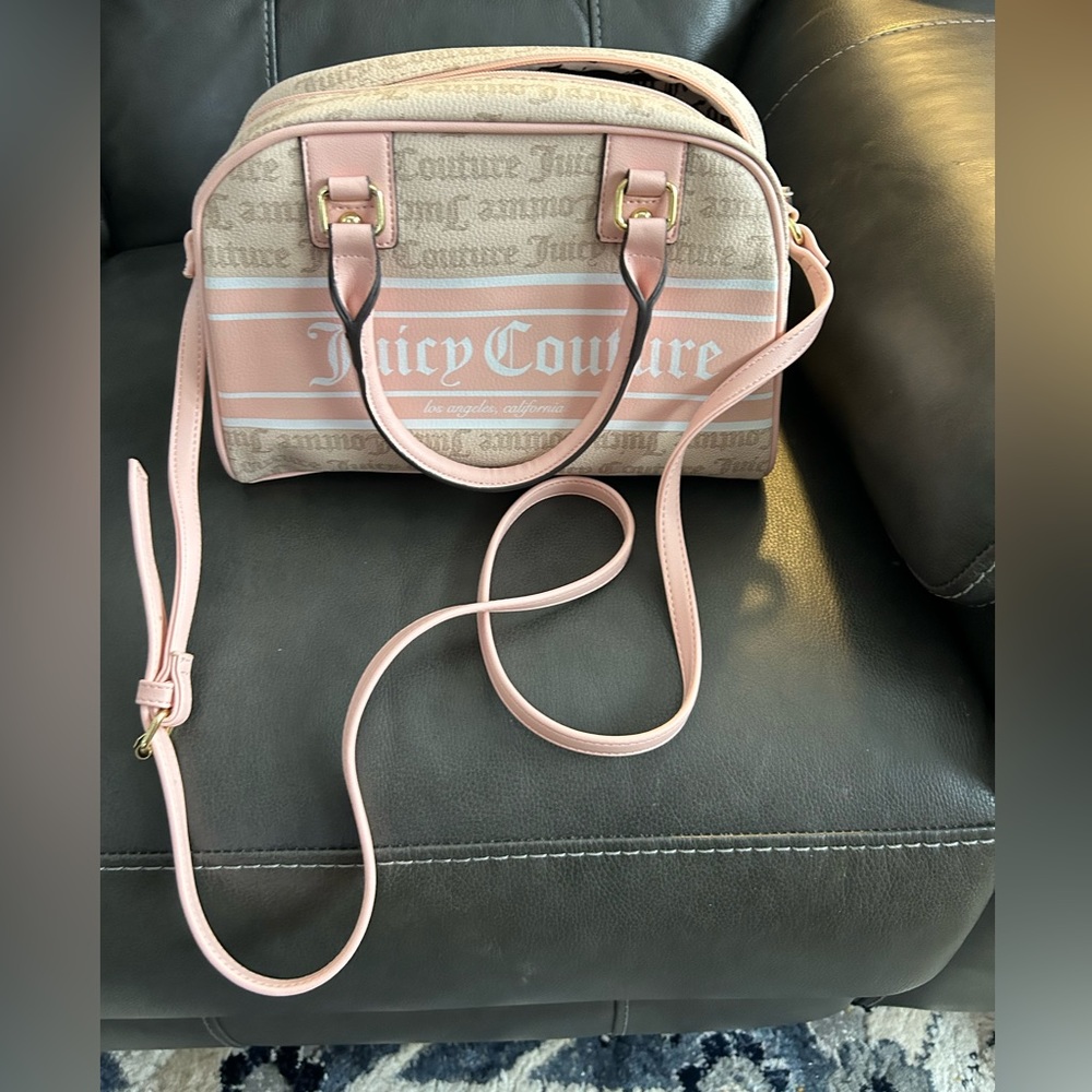 Juicy Couture Purse classic and adorable w/ crossbody strap